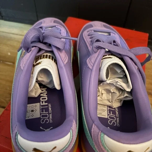 Puma Lavender and Mint Sneakers - Picture 4 of 5
